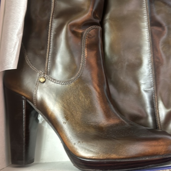 NWT Stuart Weitzman brown knee high boots - Picture 6 of 14